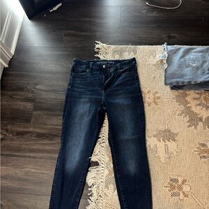 American Eagle Outfitters Women's Deep Indigo Skinny Jeans